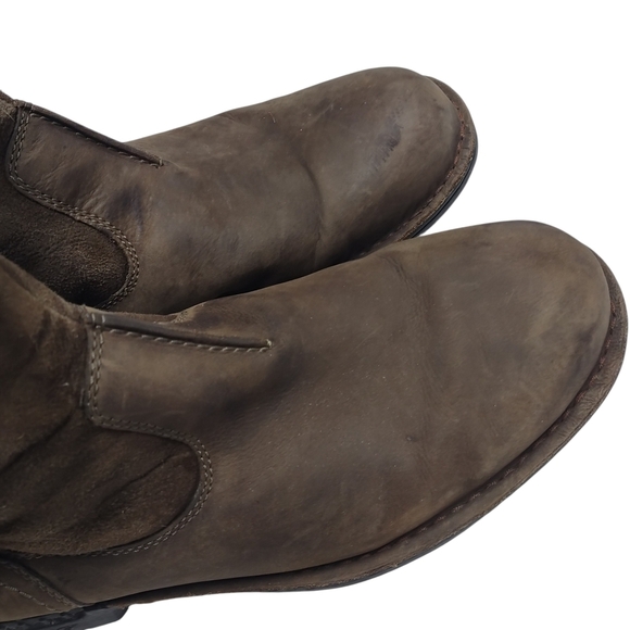 UGG Men\'s Size 15 Brown Leather/Suede Pull-On Boots Sheepskin Fur Lining main image 9